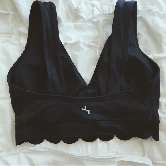 Joy Lab navy scallop sports bra size XS - Picture 3 of 5